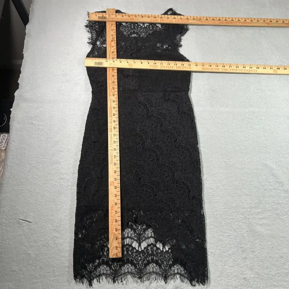 Free People Movement Renaissance Gothic Medieval Floral Lace Dress Sz XS 15x39